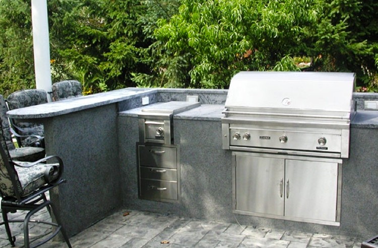 Soapstone is weather-resistant, making it perfect for the outdoors.