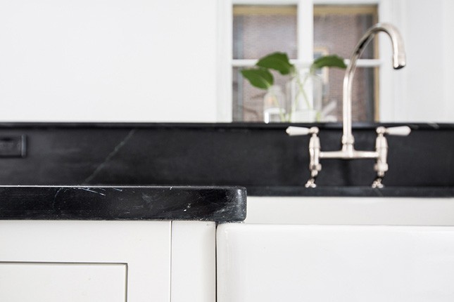 Soapstone Backsplash in Brooklyn Soapstone Backsplash in NYC