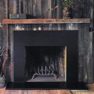 4cm VALONGO BLACK™ Slate Fireplace Hearth and Surround 