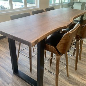 Bookmatched Black Walnut Conference Table 