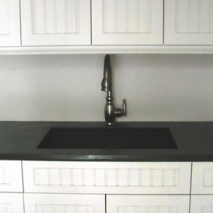 Clear Grey Counter and Sink 