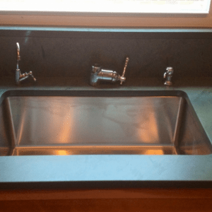 Dark Green Slate Undermount Sink 