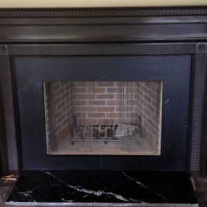 Noire Slate/Soapstone Fireplace Surround 