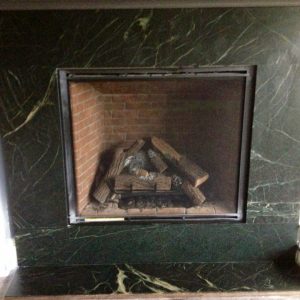 PA Soapstone Fireplace Surround and Hearth 