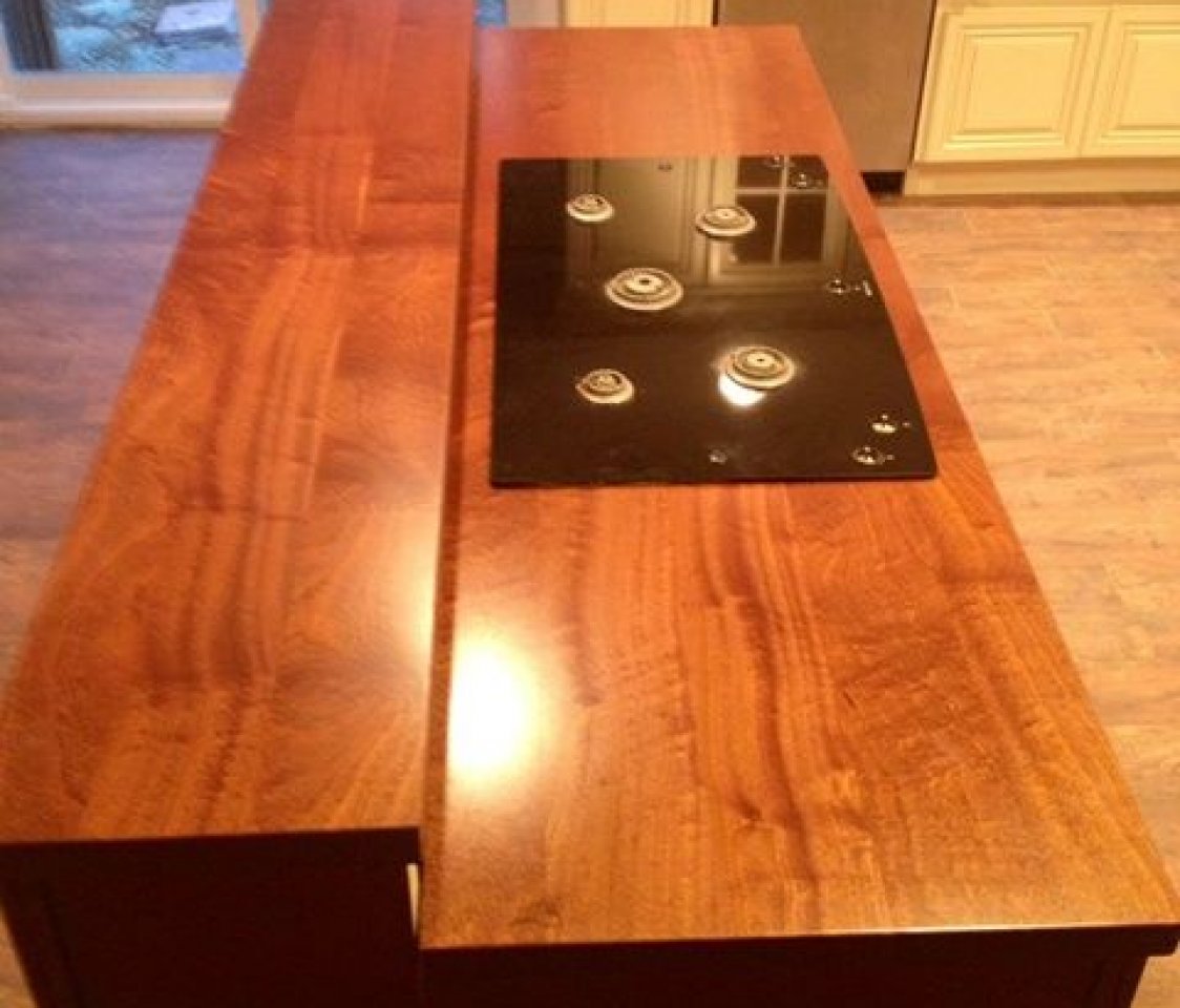Sapele Mahogany Plank Style