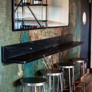 Noire Slate/Soapstone Back Bar Shelf 