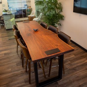 Black Walnut Conference Table – Princeton NJ Airport 