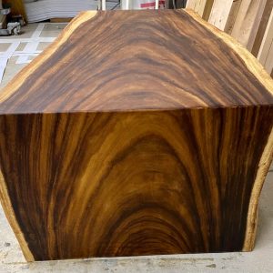 Custom Monkeypod Wood Bench 