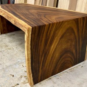 Custom Monkeypod Wood Bench 