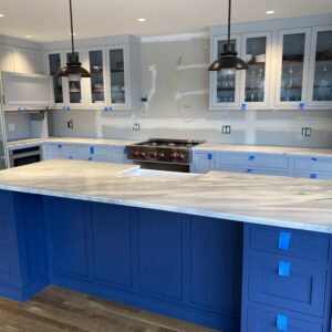 Honed White Cherokee Marble – Rye, NY 