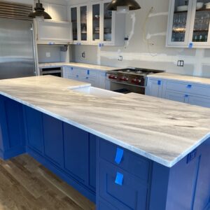 Honed White Cherokee Marble – Rye, NY 