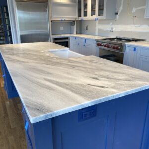 Honed White Cherokee Marble – Rye, NY 