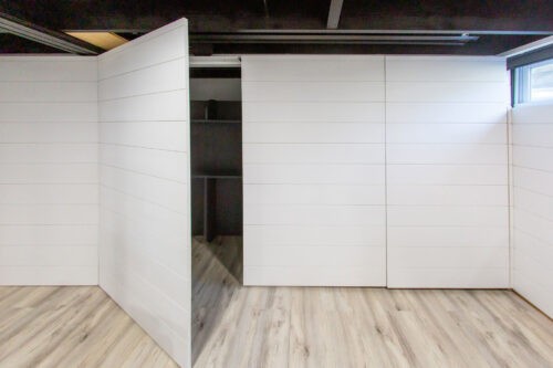 Custom Hidden Shiplap Doors