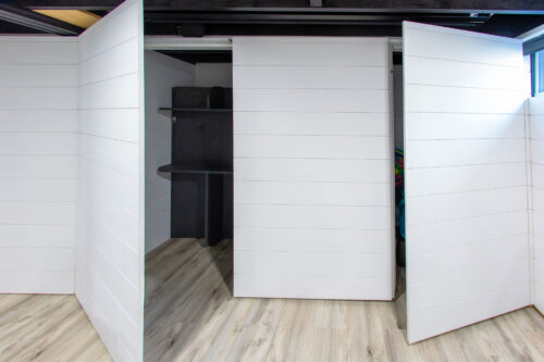 Custom Hidden Shiplap Doors