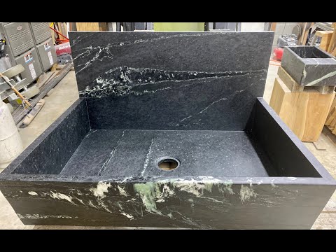 Fabricating a BIG Custom Soapstone Sink