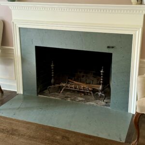 Green Slate Fireplace Surround and Hearth 