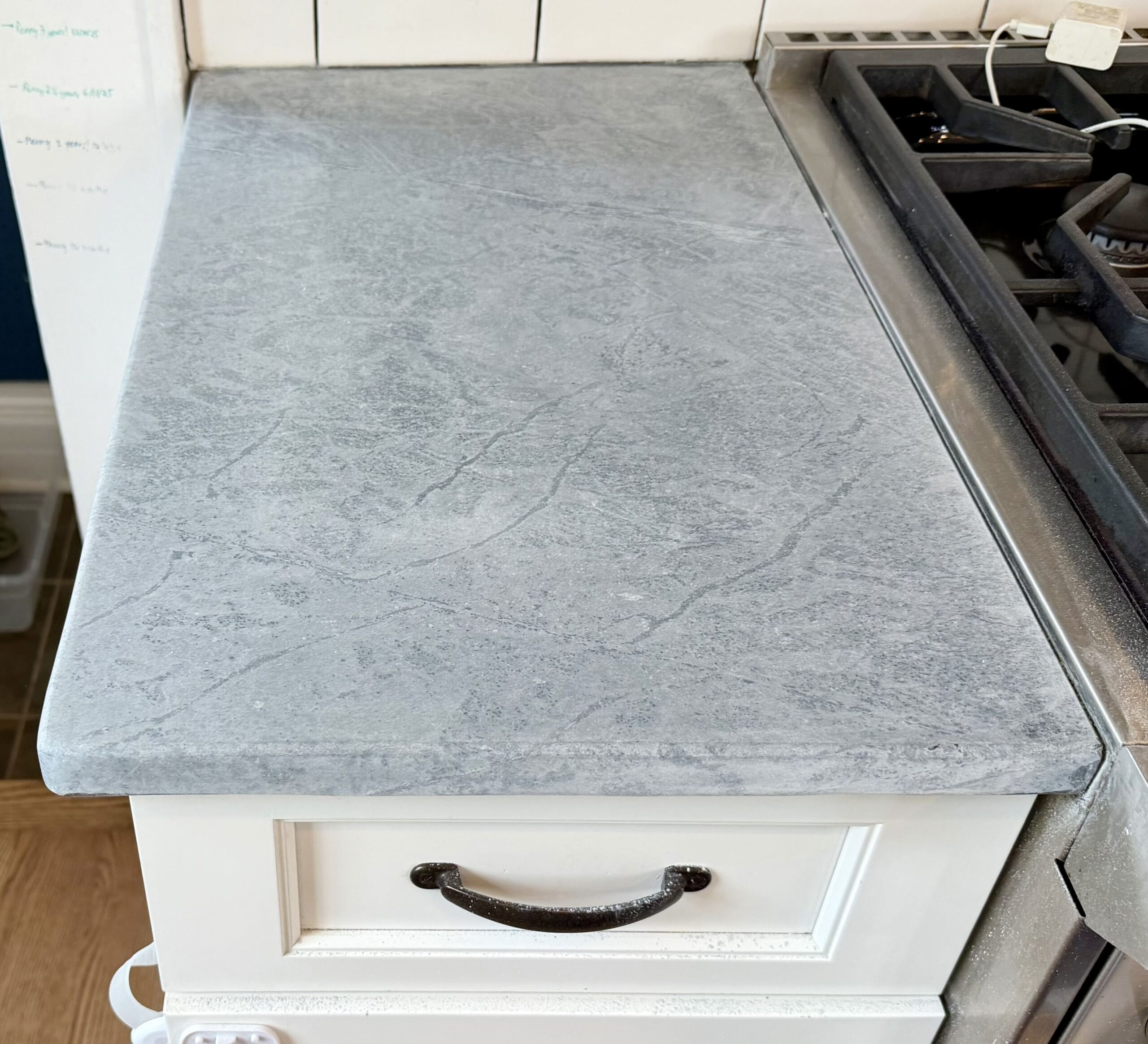 refinished soapstone countertop after maplewood nj