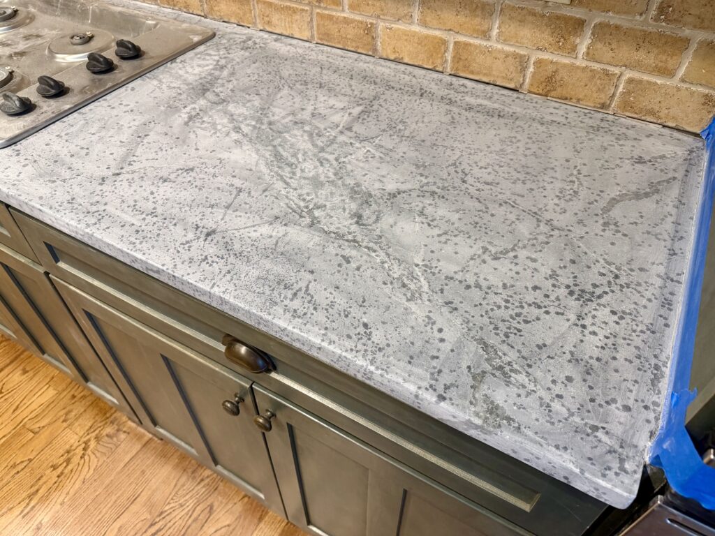 Restored soapstone surface after sanding process in Westfield