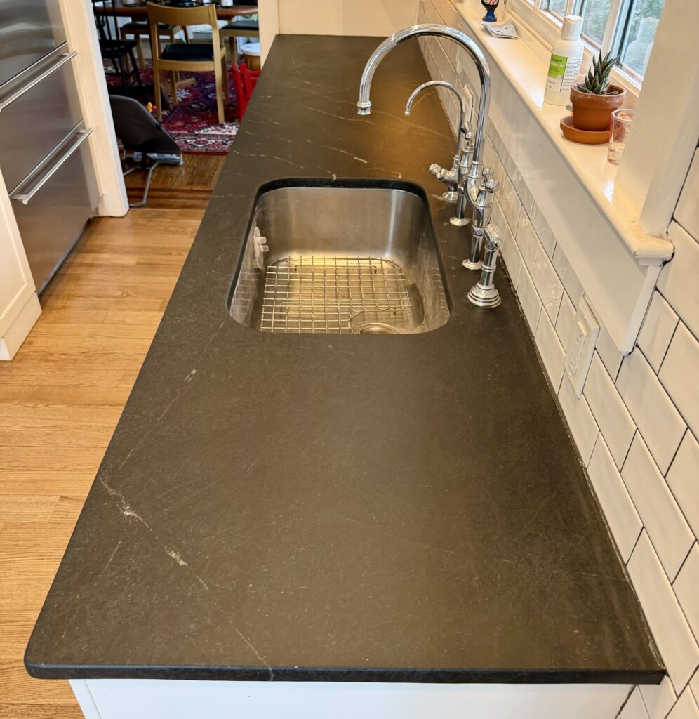 soapstone countertop final finish maplewood nj